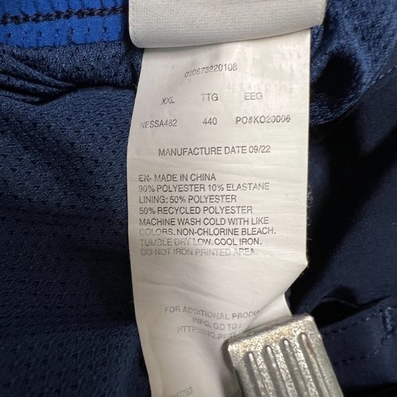 Nike Contend Volley Swim Trunks Shorts Mens 2XL Lot Bundle 2 Blue Black Bathing - Picture 7 of 15